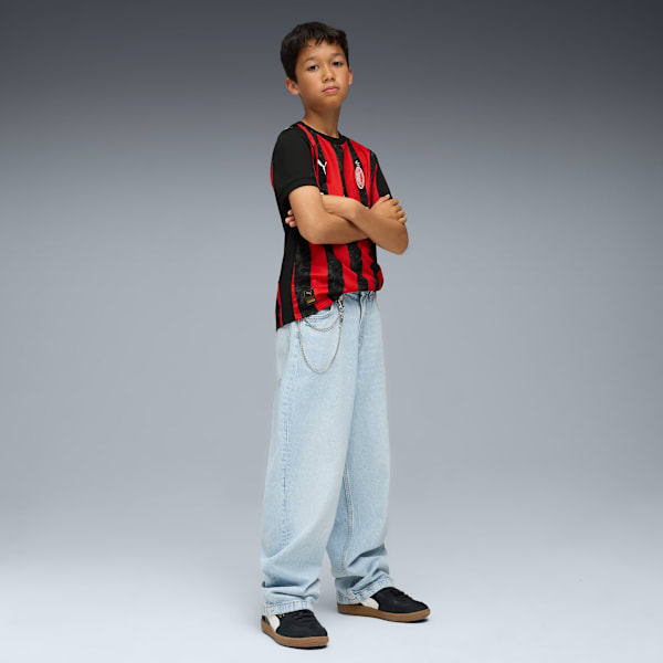 Футболка для больших детей Ac Milan '25/'26 Home Replica Puma, красный — фото 3