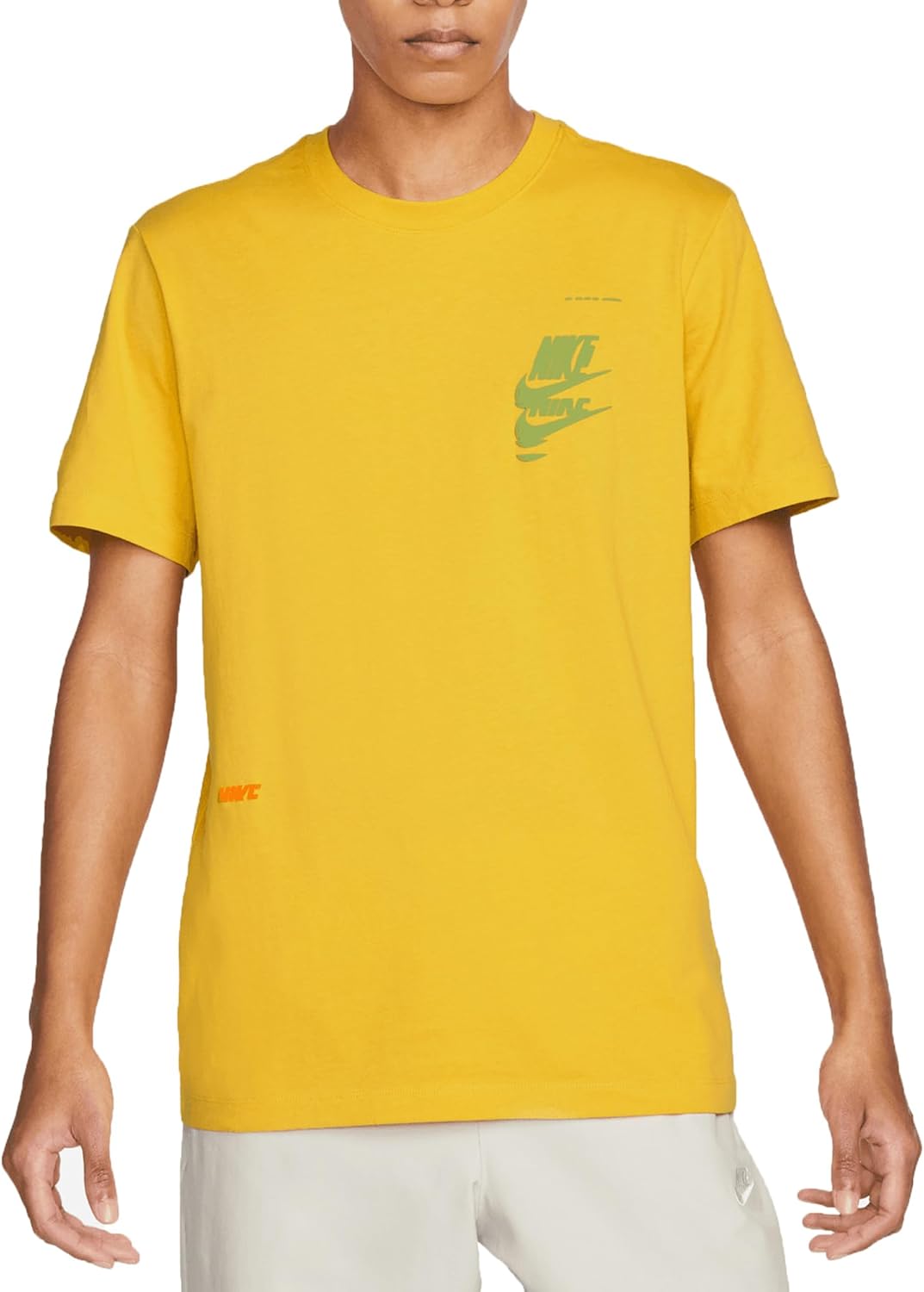 

Nike Sportswear Essentials + футболка с принтом Futura Glitch, Yellow, Желтый, Nike Sportswear Essentials + футболка с принтом Futura Glitch, Yellow