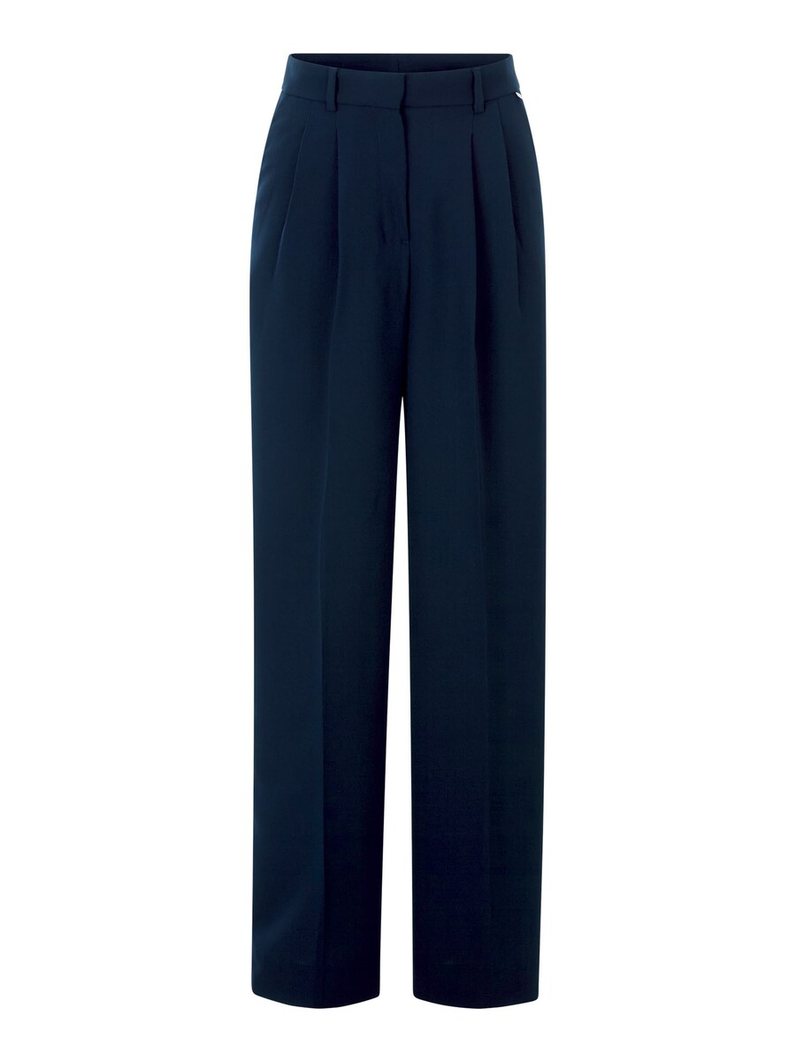 

Широкие брюки со складками спереди Rich & Royal, темно-синий