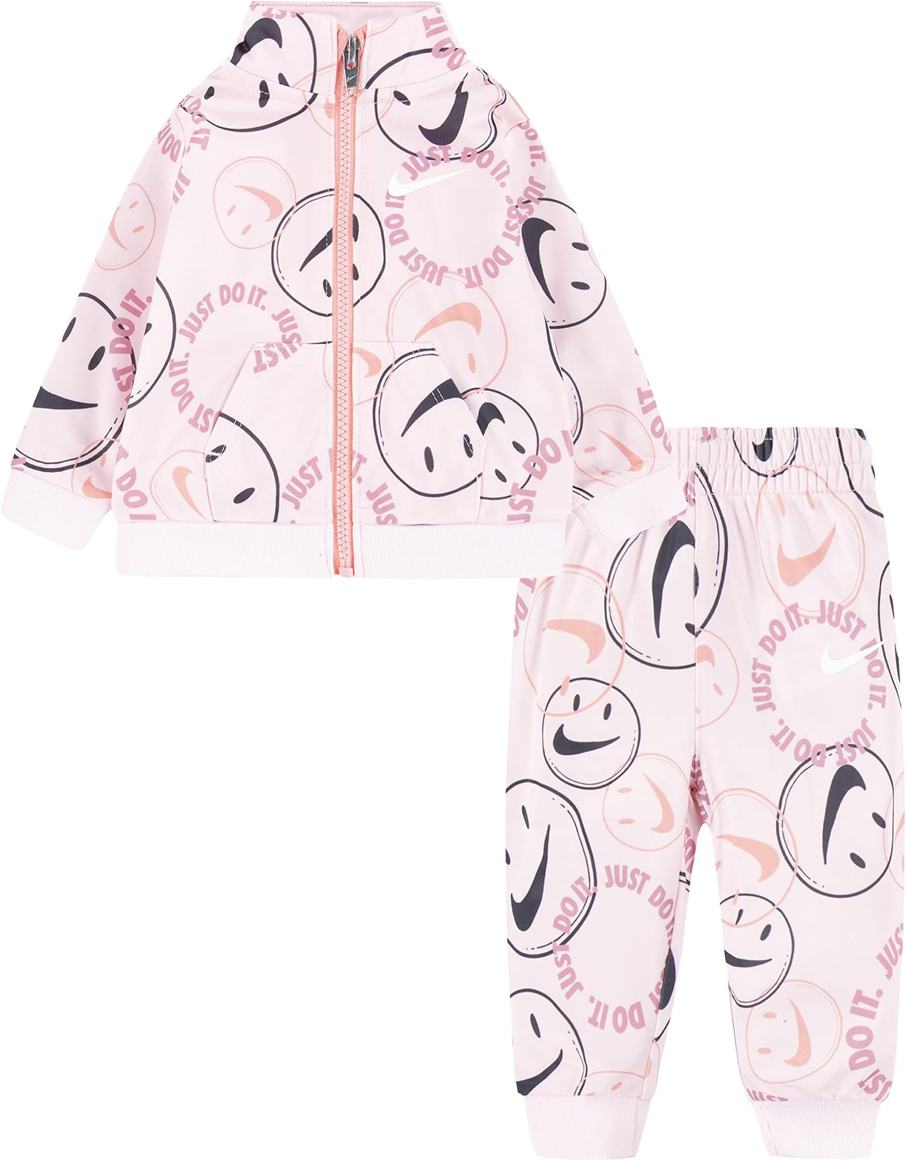 

Детский набор Nike All Over Print Tricot Set, цвет Pink Foam