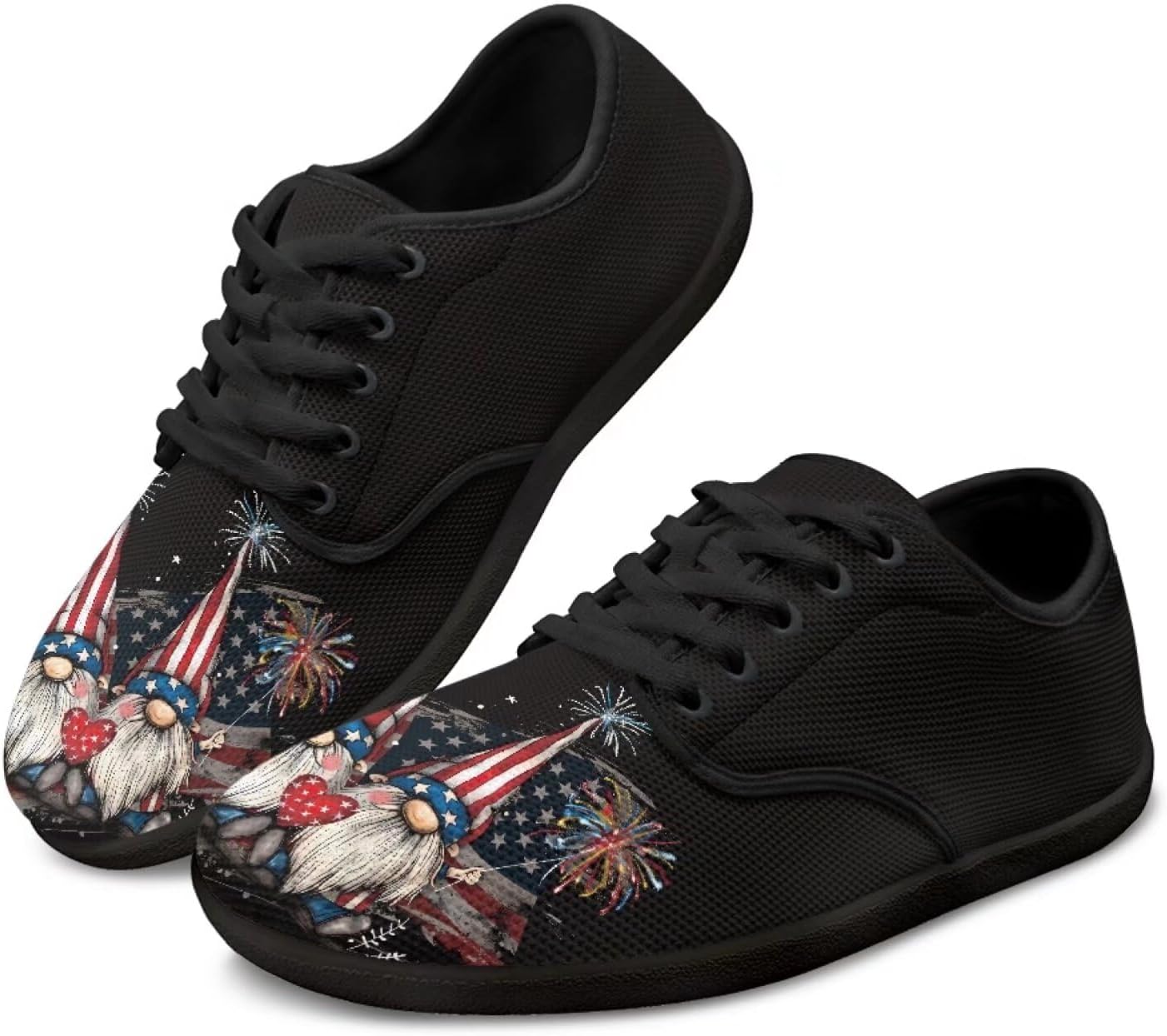 

Мужские походные кроссовки Jeiento с американским флагом, широким носком и нескользящей подошвой, модель Patriots, Dwarf Usa Flag