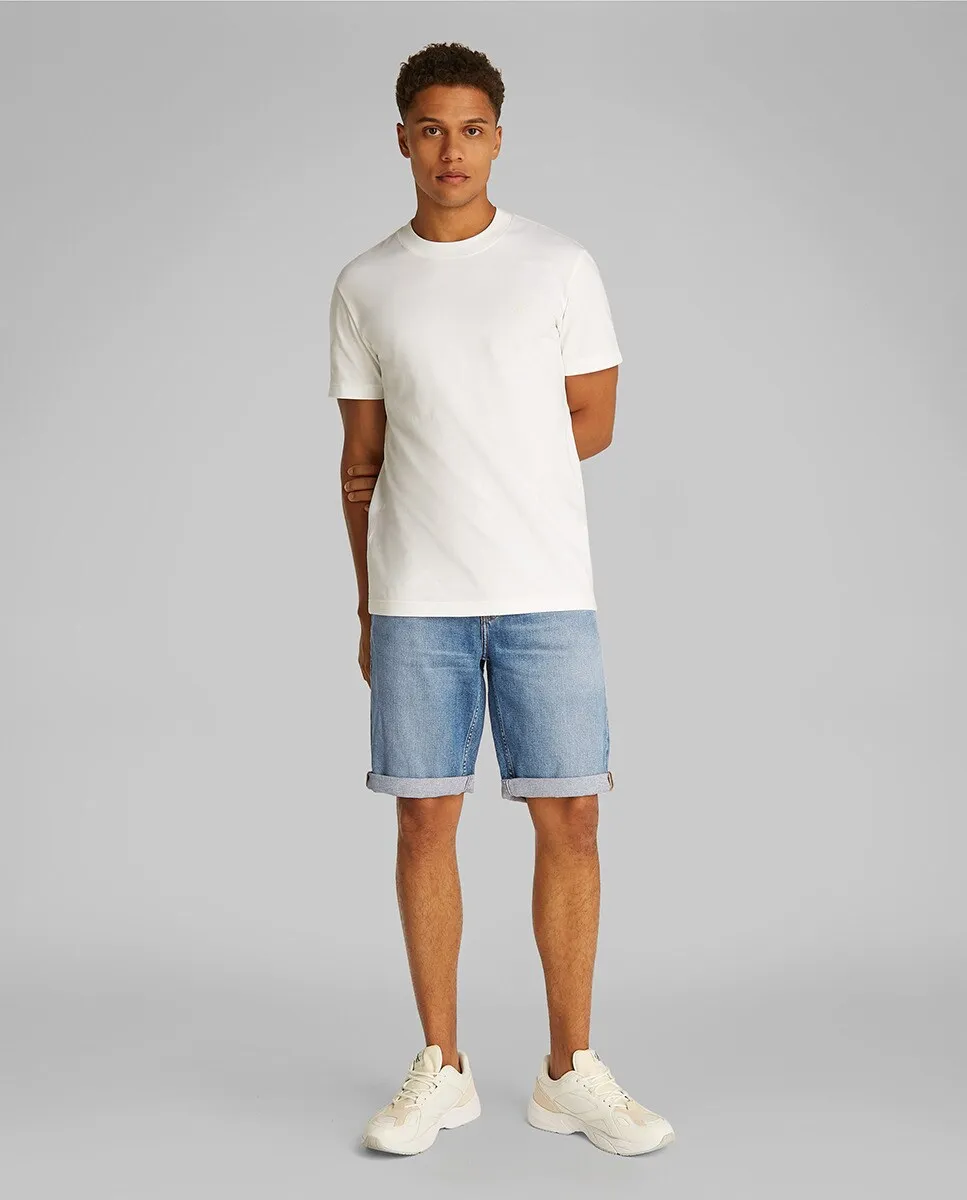 

Мужские облегающие джинсовые шорты Calvin Klein Jeans, синий