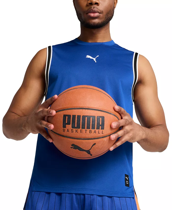 

Мужская майка Winning Shot Regular-Fit с сетчатыми вставками и логотипом Puma, синий