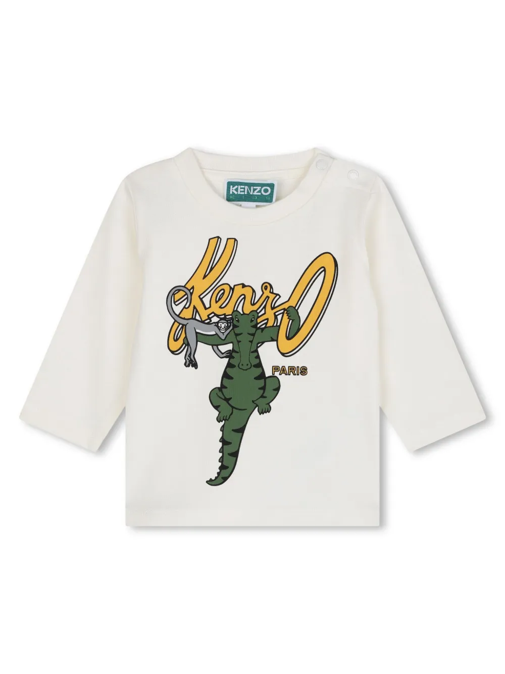 

Футболка с логотипом Kenzo Kids, белый