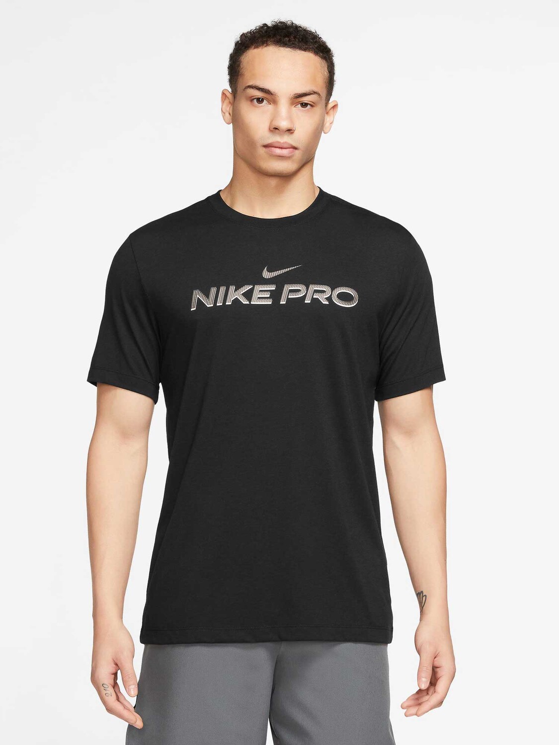 

Футболка Nike M NK DF TEE DB PRO, черный