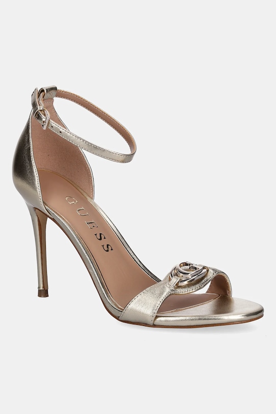 Кожаные сандалии Kabrina Guess, золотой