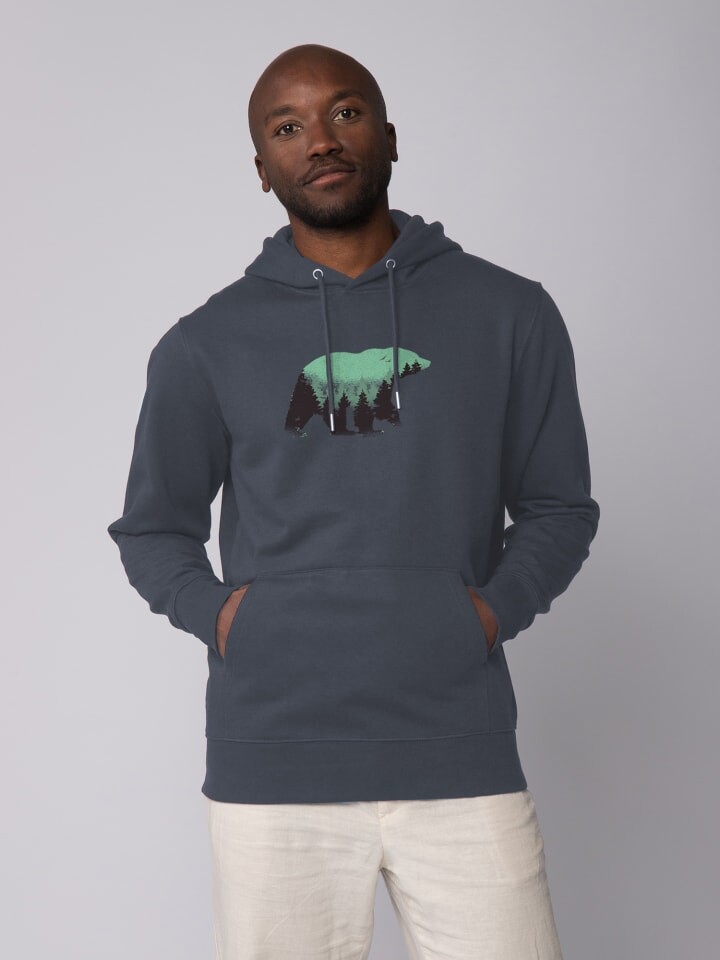 

Толстовка wat Apparel Sweatshirt Waldbär, цвет India Ink Grey