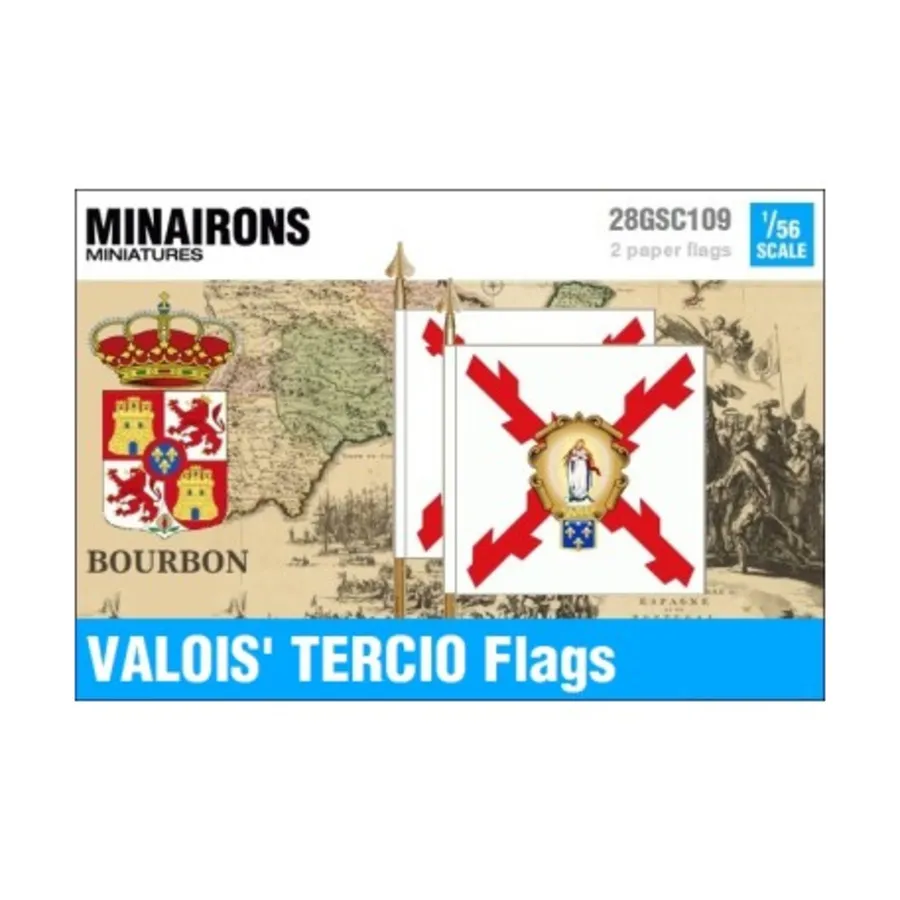 

Флаги Терсио Валуа, War of Spanish Succession - Decals & Flags (1:56)