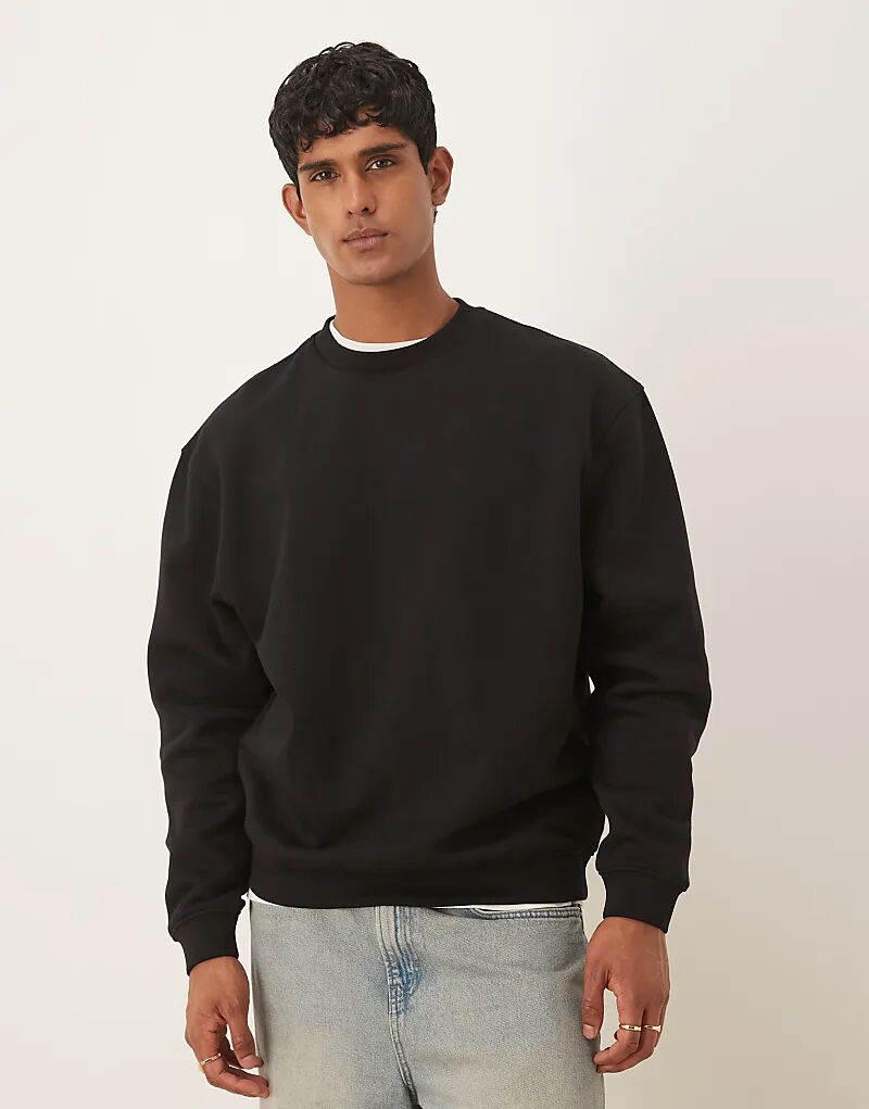 

Толстовка оверсайз ASOS DESIGN черного цвета