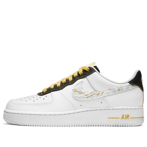 

Кроссовки air force 1 '07 lv8 'gold links zebra print' Nike, белый