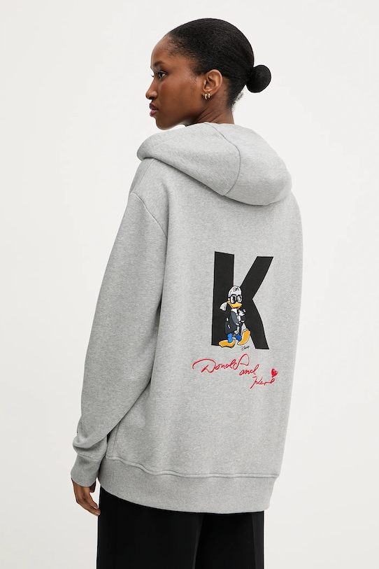 

Толстовка KL X Disney Karl Lagerfeld, серый