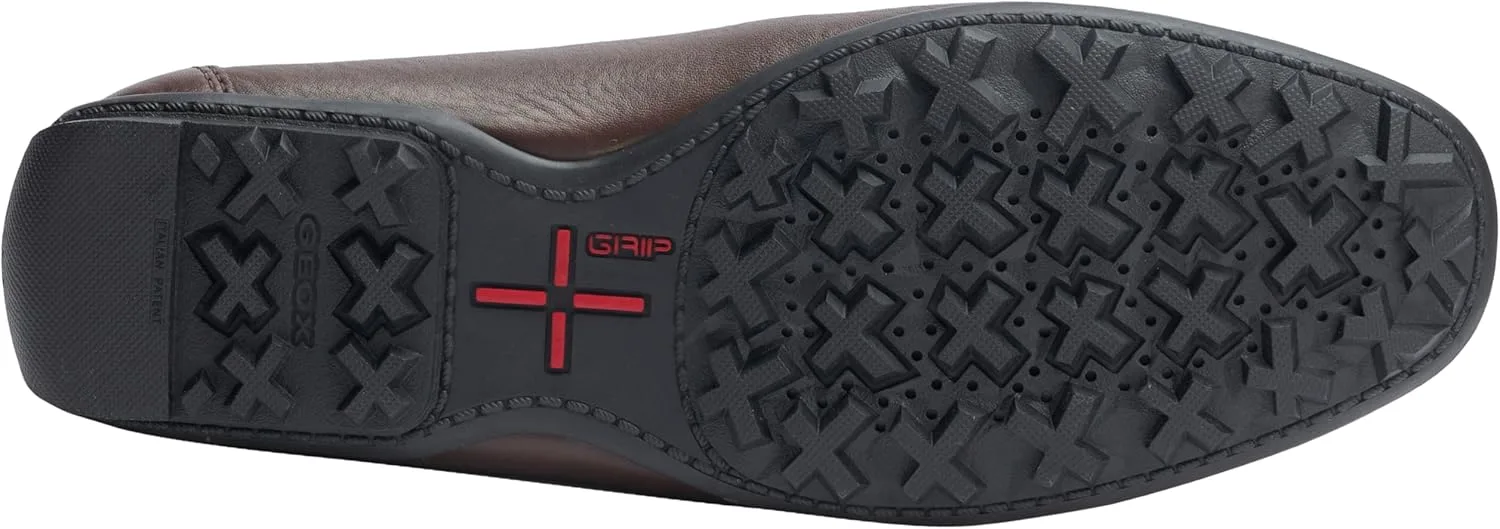 Мужские лоферы Geox U Kosmopolis + Grip, коричневый — фото 2