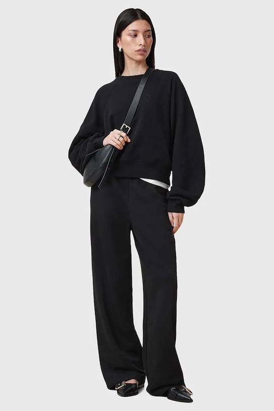

Хлопковые брюки VIN Allsaints, черный