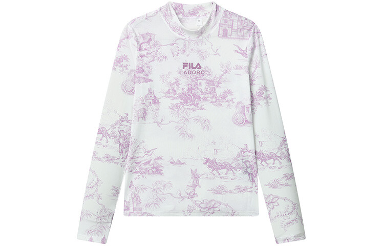 

ФИЛА Женская футболка FILA, цвет AlloverPrint