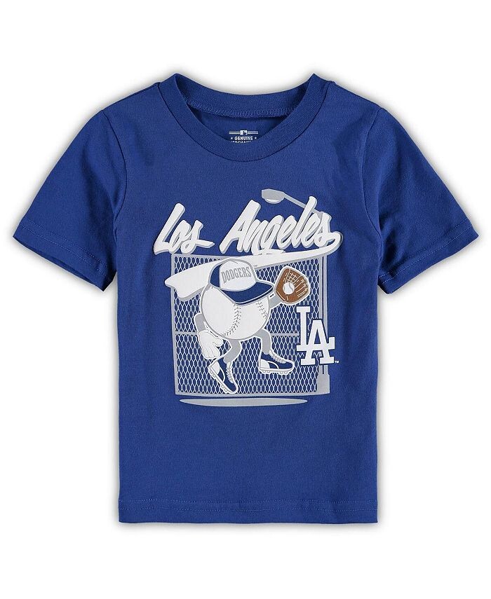 

Футболка Royal Los Angeles Dodgers On the Fence для новорожденных Outerstuff, синий