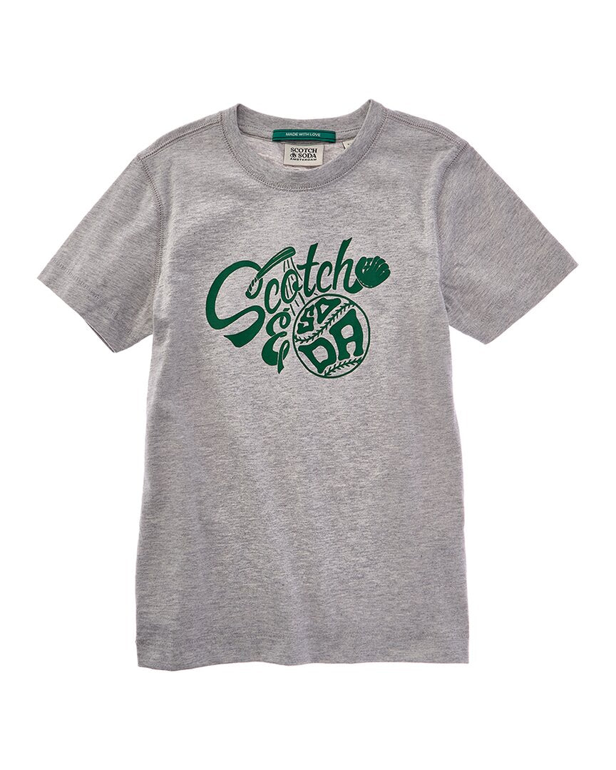 

Футболка Scotch & Soda стандартного кроя, серый