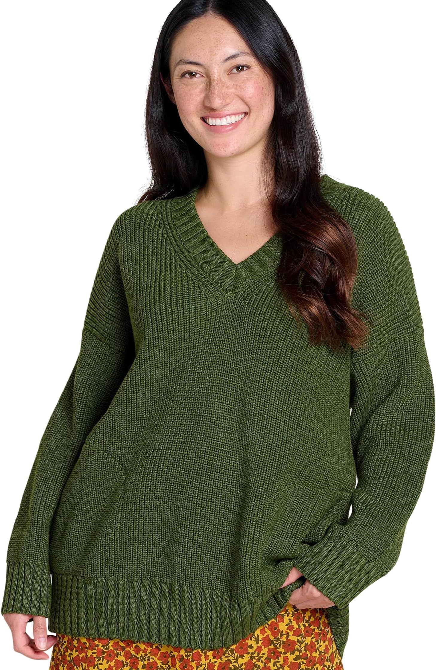

Свитер Toad&Co Butte Oversized Sweater, цвет Chive