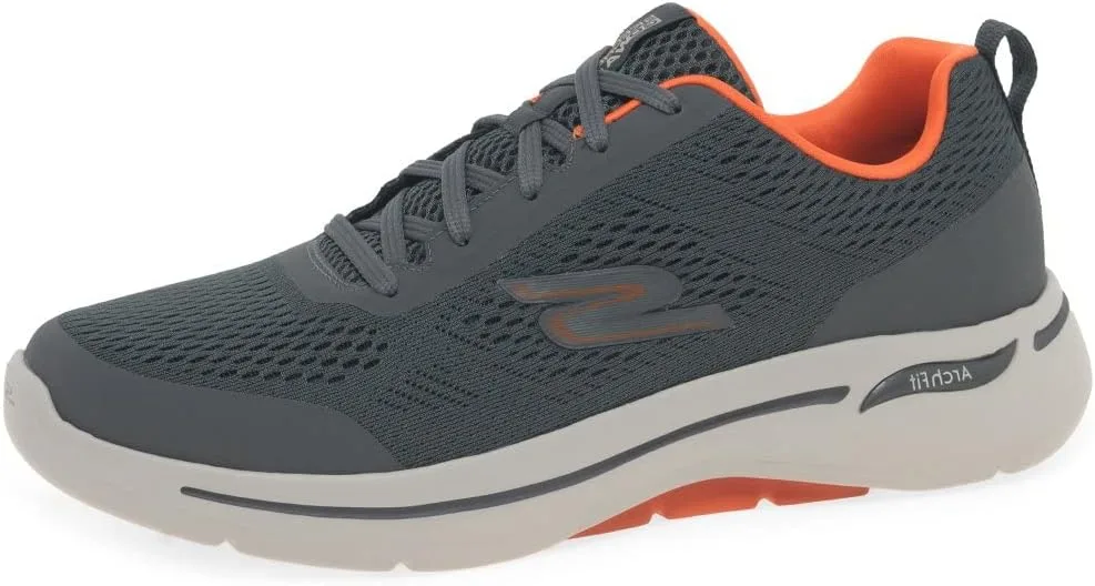 Мужские кроссовки Skechers Go Walk Arch Fit Idyllic, оранжевый/угольный