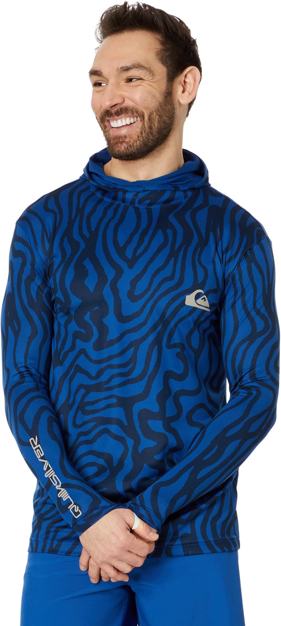 

Плавки Quiksilver Everyday Surf Tee Hoodie, цвет Monaco Blue