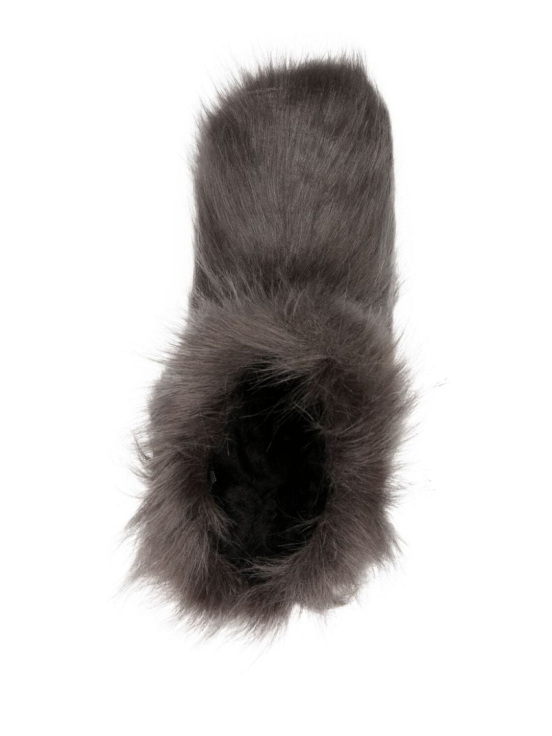 STAND STUDIO Olivia faux-fur ankle boots, серый — фото 4