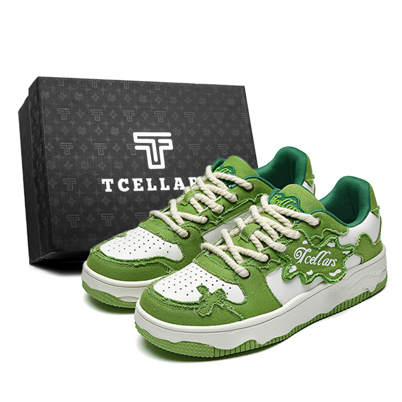 

Auspicious Clouds Low top Skateboard Shoes Unisex Exclusive Box TCELLARS, butter cyan