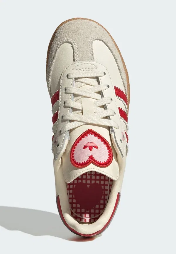 Кроссовки Adidas Originals, кремово-белый/ярко-алый гум — фото 3