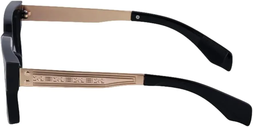 

Классические квадратные солнцезащитные очки для женщин и мужчин, винтажные солнцезащитные очки в стиле стимпанк, маленькая оправа, очки для вождения MTZJH, Black Gray