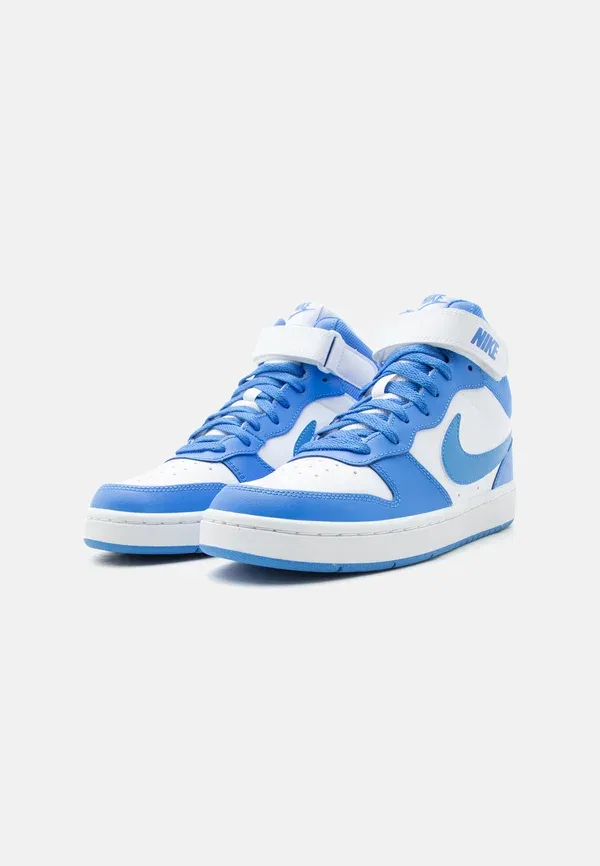 Кроссовки Nike Sportswear Court Borough Mid 2 High Top, белый/голубой кристалл — фото 2