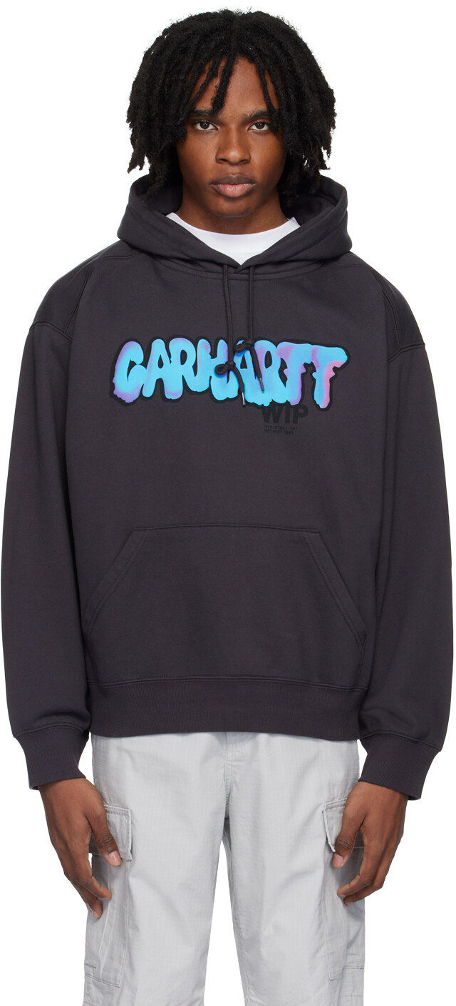 

Серая толстовка с капюшоном Carhartt Work In Progress