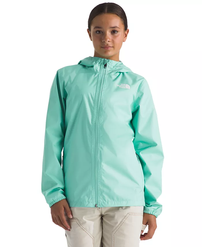 

Дождевик для девочек-подростков Big Girls Teen Zipline The North Face, зеленый