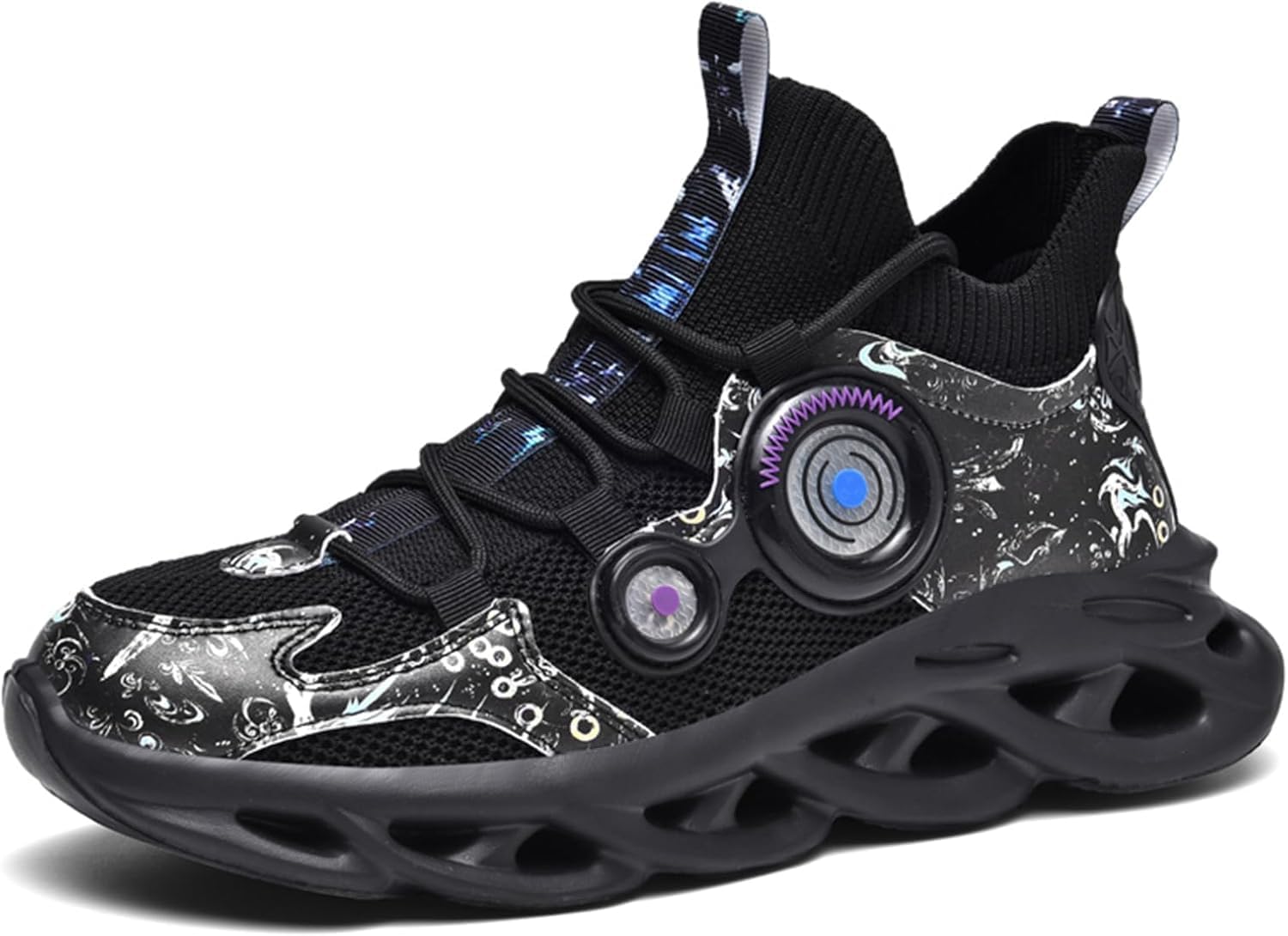 

Мужские кроссовки для бега Легкая спортивная обувь для зала Теннисная прогулочная повседневная обувь Azttoztto, черный