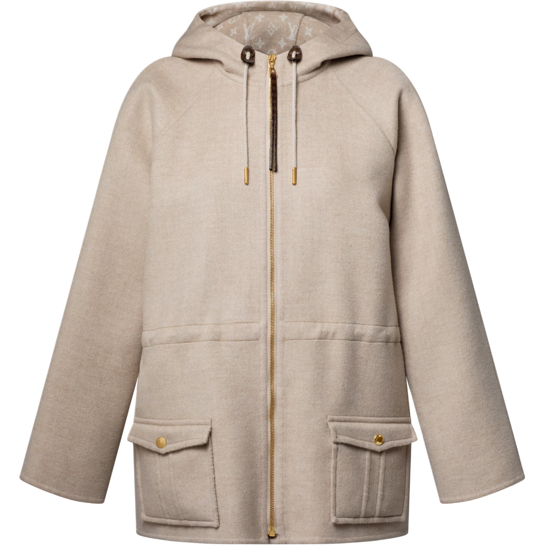 

LOUIS VUITTON Двусторонняя парка с капюшоном, Khaki