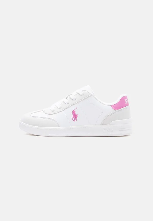 Кроссовки унисекс hollis Polo Ralph Lauren, White/Light Grey/Pink
