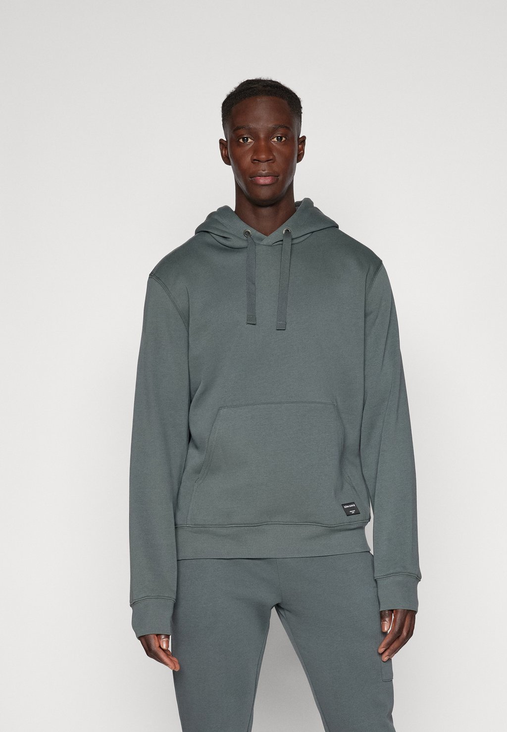 

Толстовка с капюшоном CENTRE HOODIE Björn Borg, сине-серый