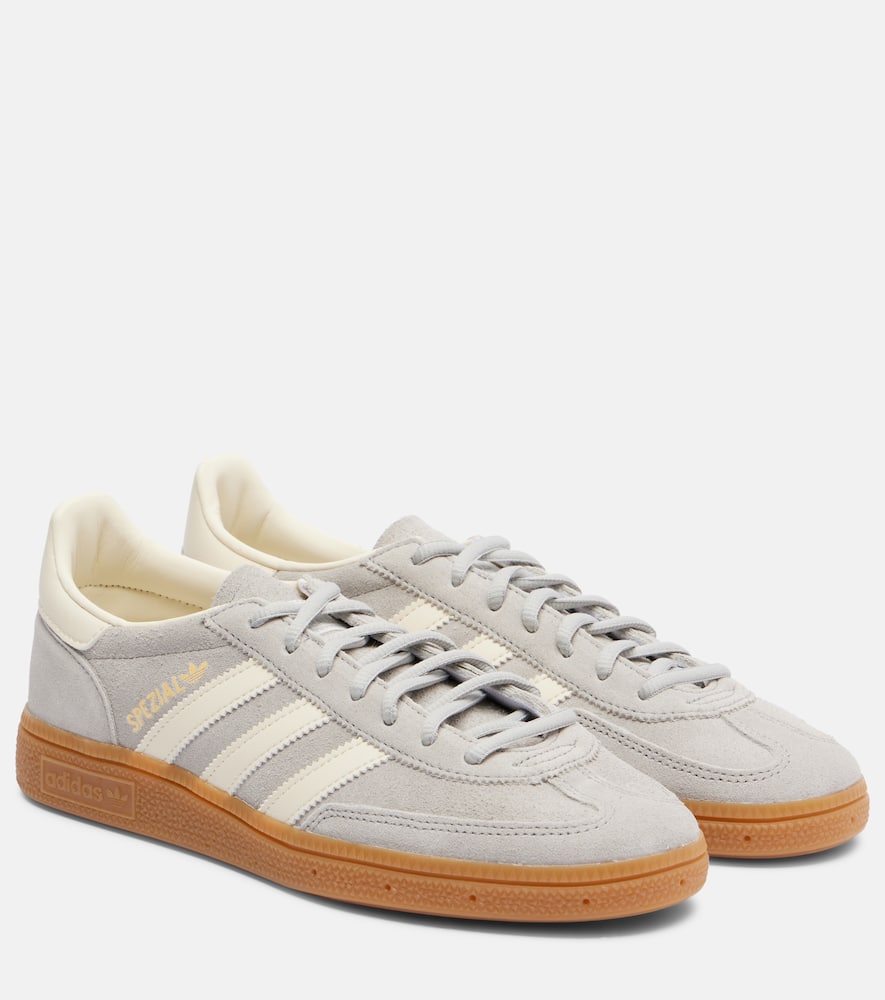 Кроссовки Handball Spezial из замши Adidas, Grey Two/Cream White/Ftwr Whit