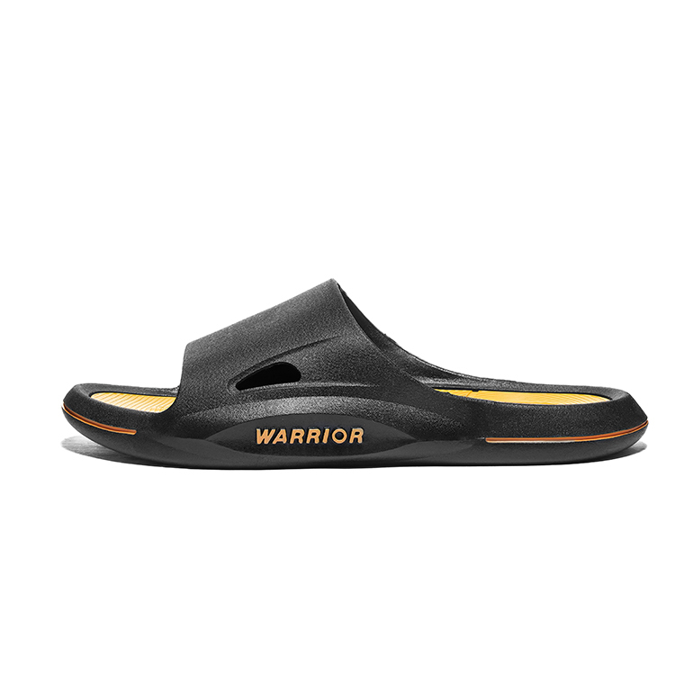 

WARRIOR Нескользящие спортивные сандалии мужские, черно-желтые