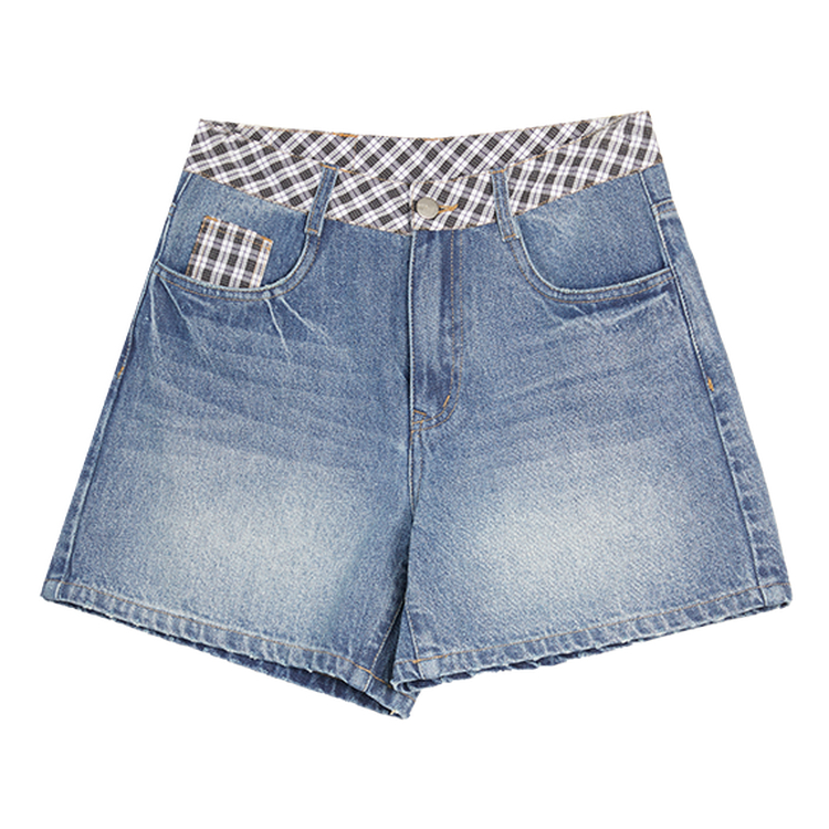 

ELLE Джинсовые шорты Women's Denim Blue Moderate Straight Fit