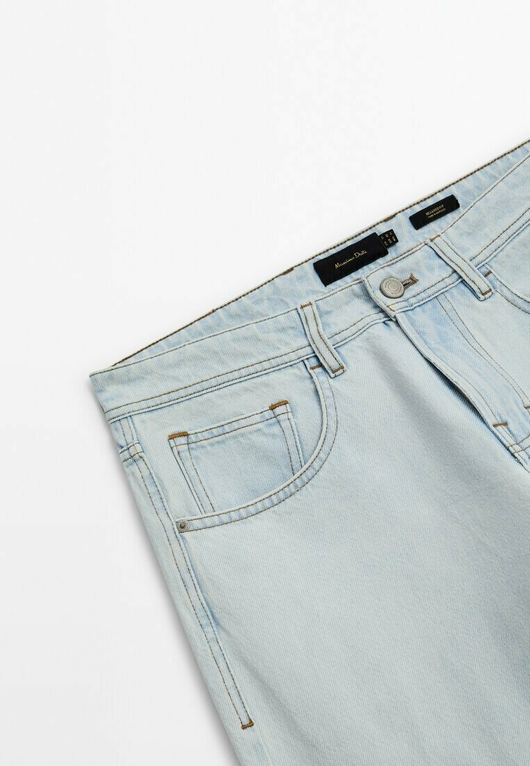 

Джинсы прямого кроя Massimo Dutti, синий деним