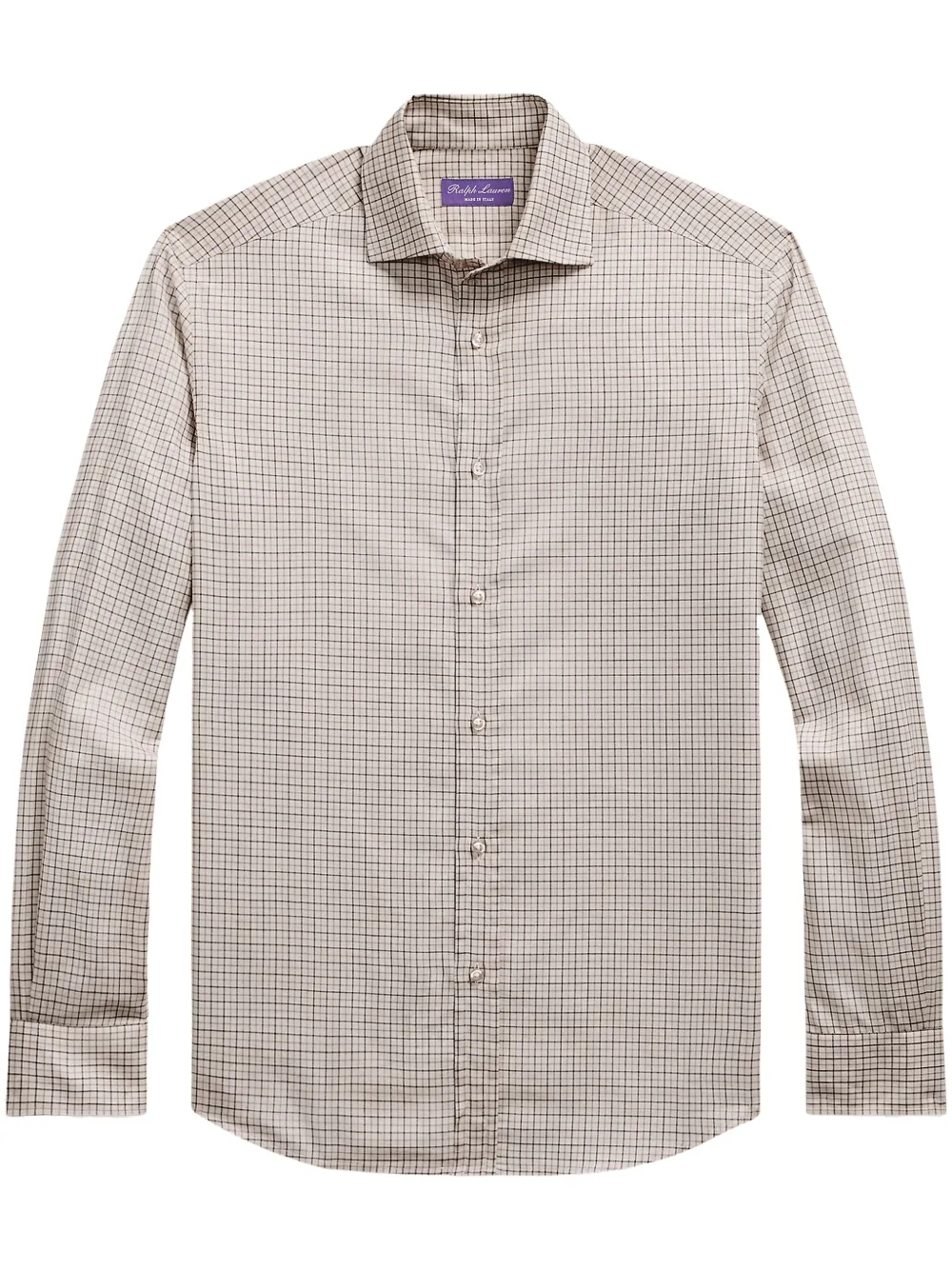 

Клетчатая рубашка Ralph Lauren Purple Label, серый