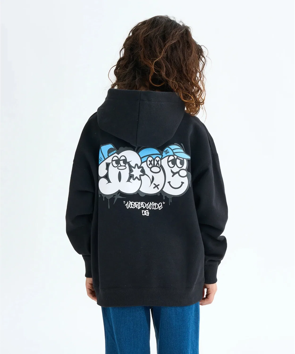 Детская пуловер-худи DC Shoes 25 KD SK CREW PH, чёрный