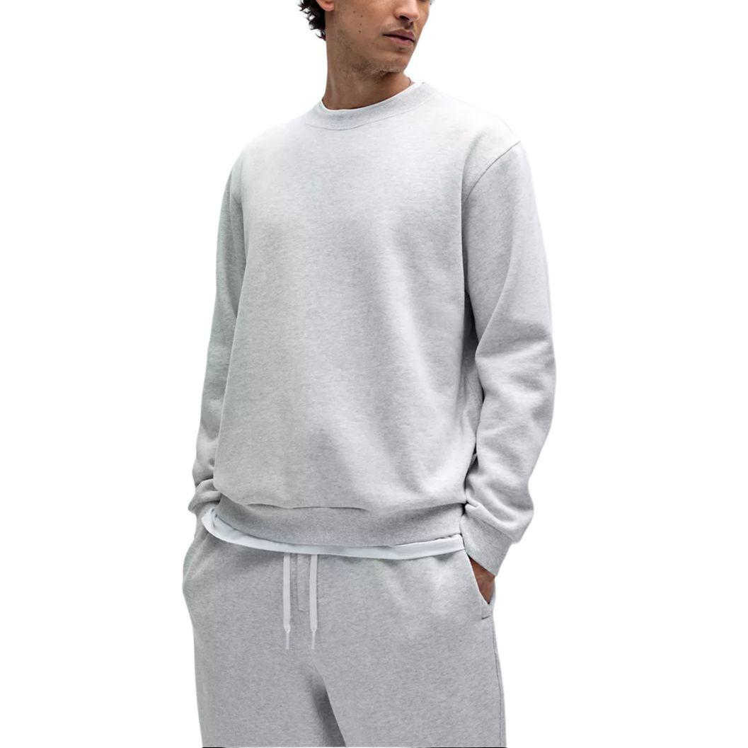 

Стабильный свитшот мужской Steady State Lululemon, светло-серый/светло-серый