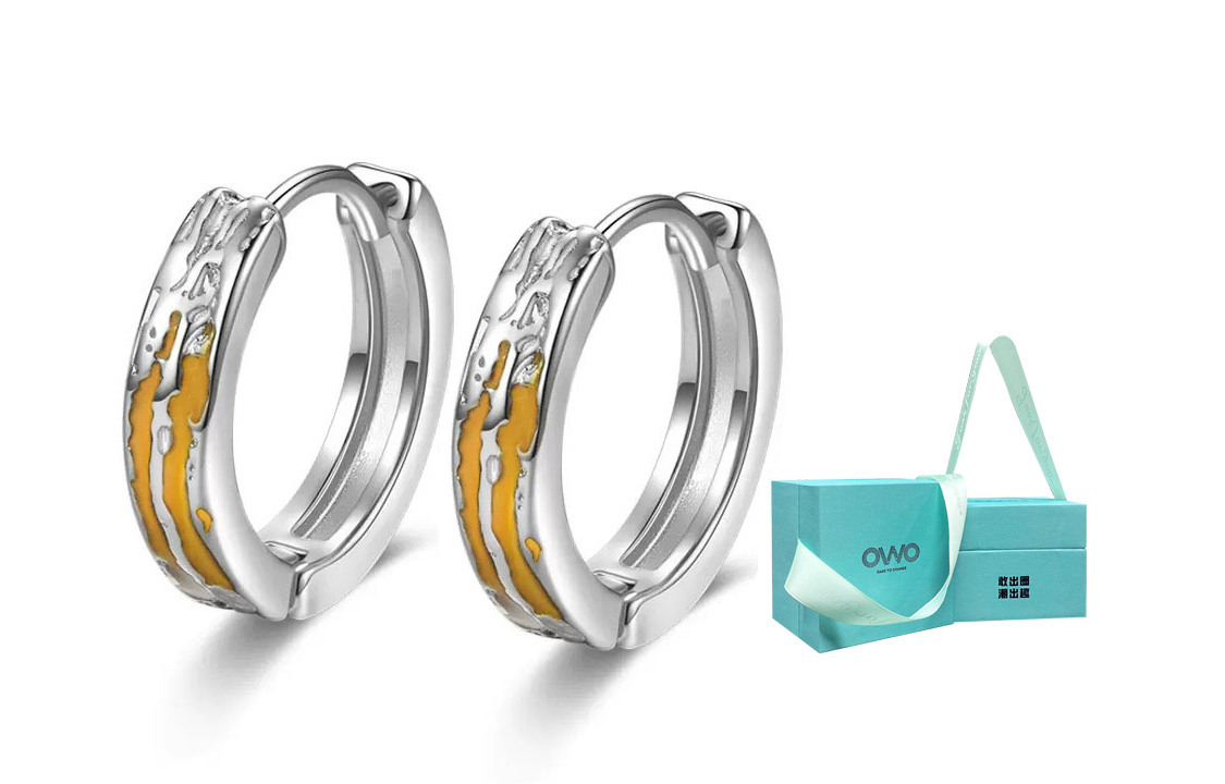 

OWO Серьги-гвоздики из стерлингового серебра 925 пробы унисекс серебро золото черное золото