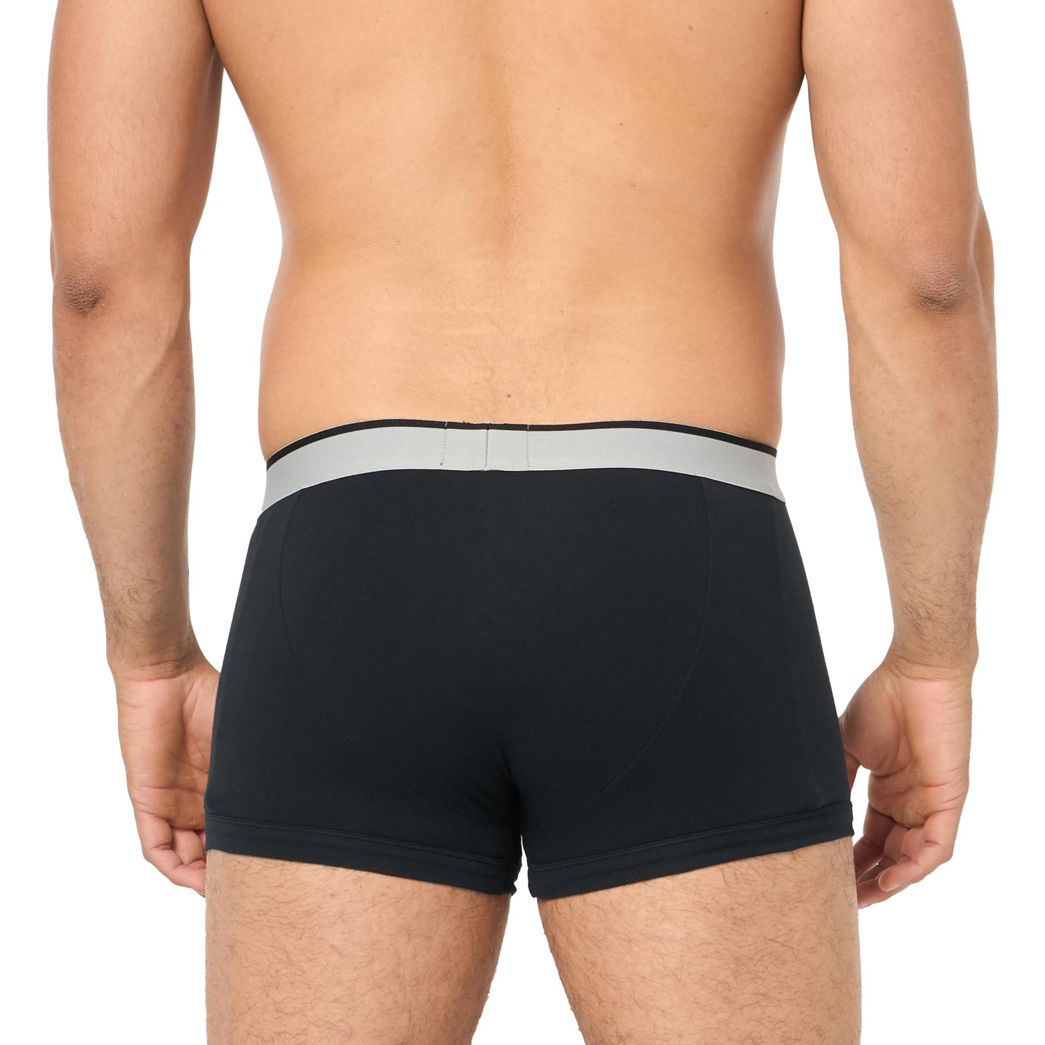 Трусы мужские 2 шт EMPORIO ARMANI, 2 шт (Черный+Бежевый) — фото 2