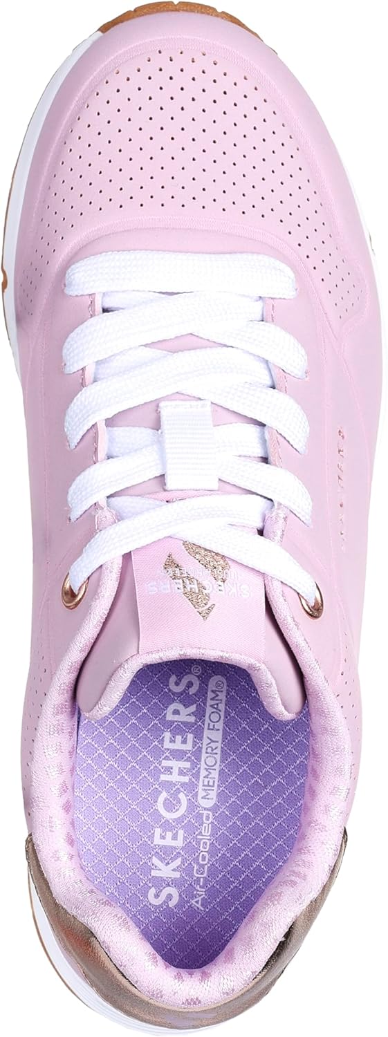 Детские кроссовки Skechers Kids' Uno Gen1 Shimmer Away, розовый — фото 3