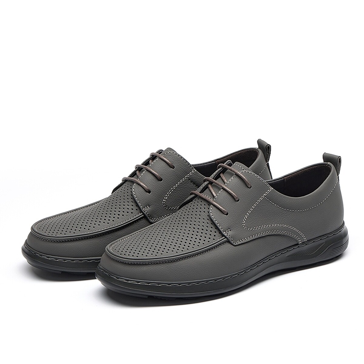 Туфли мужские Men"s Casual Men Low-Top Seven, темно-серый — фото 4