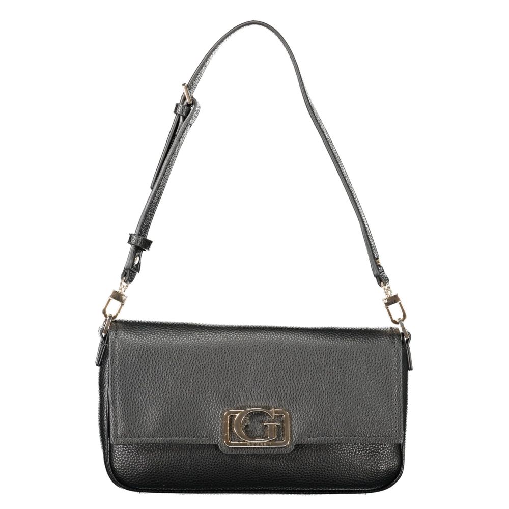 

Черная полиэтиленовая женская сумка Guess Shoes, черный