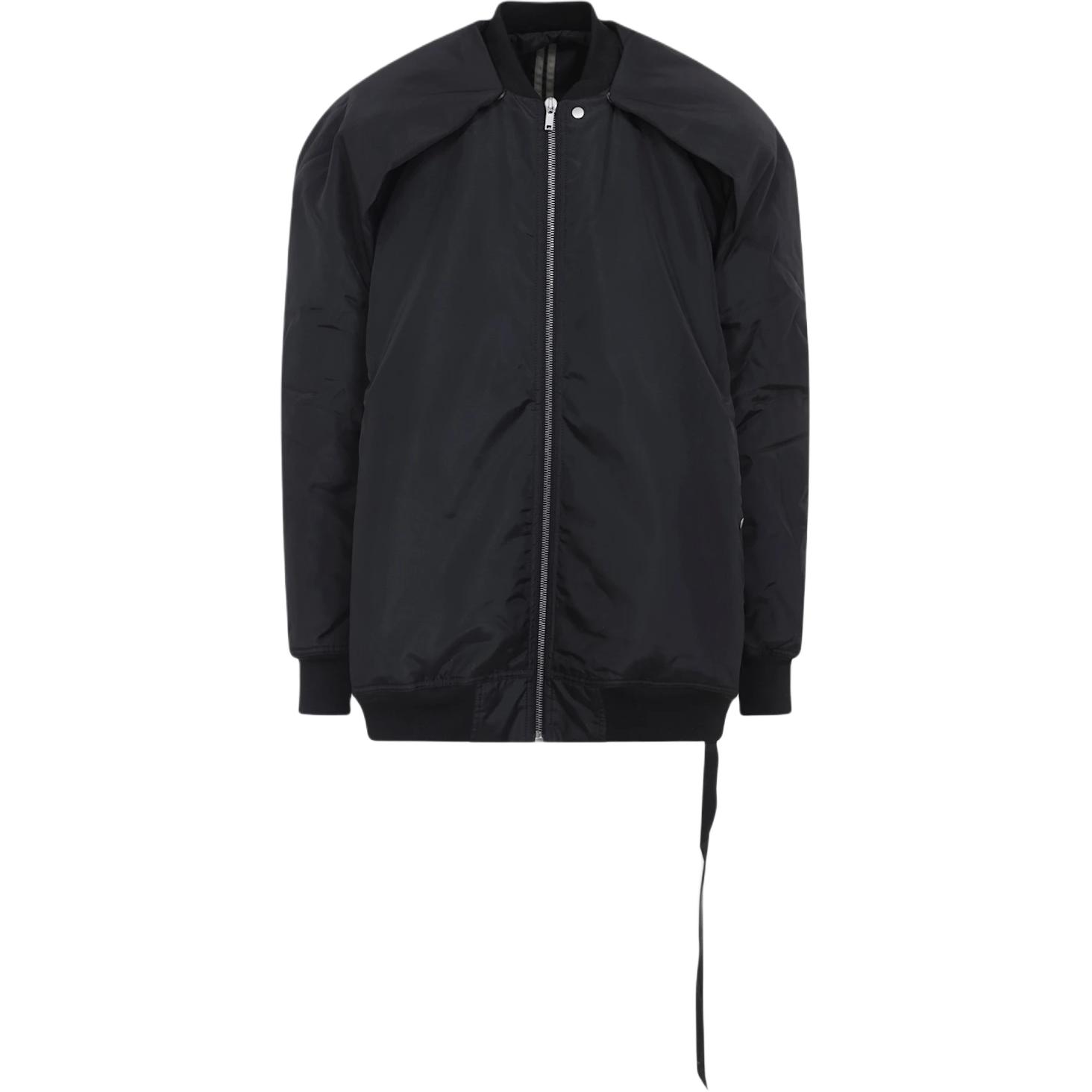 

Утепленная курка-бомбер на молнии спереди Rick Owens DRKSHDW, черный