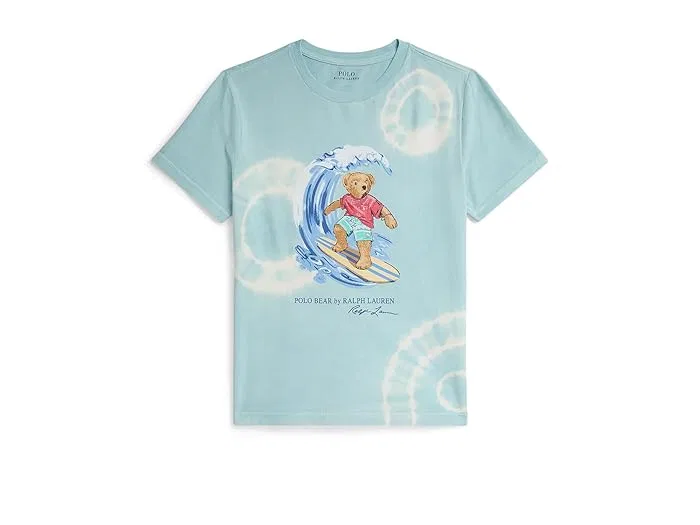 Футболка Tie-Dye Polo Bear Cotton Tee Polo Ralph Lauren Kids, Parakeet