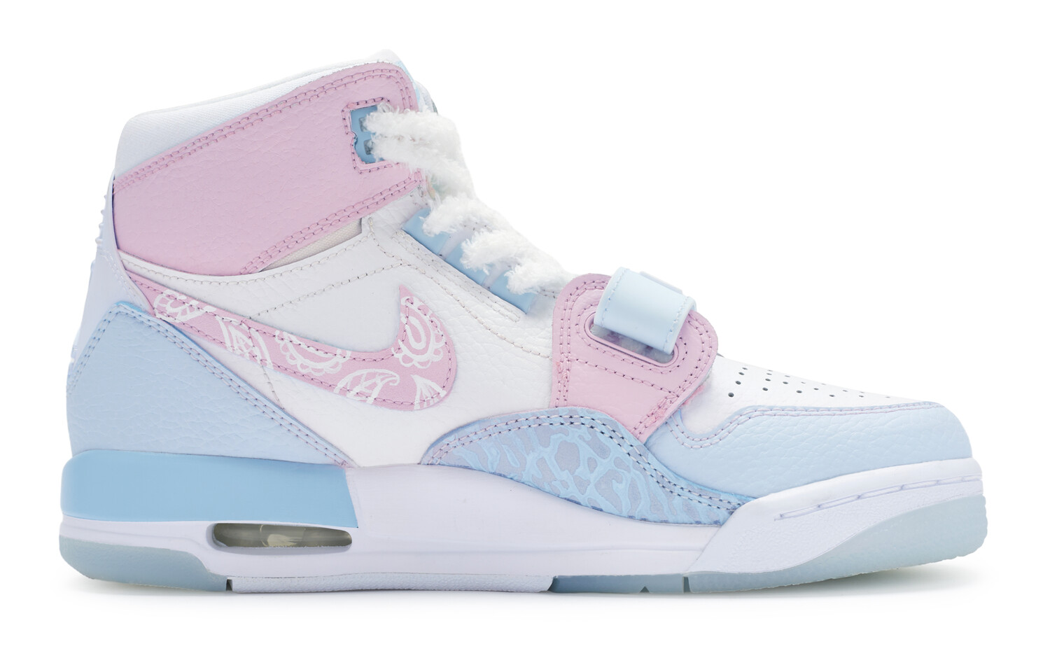 Кроссовки JORDAN Legacy 312 Vintage Basketball Shoes Women's High-Top Pink — фото 2