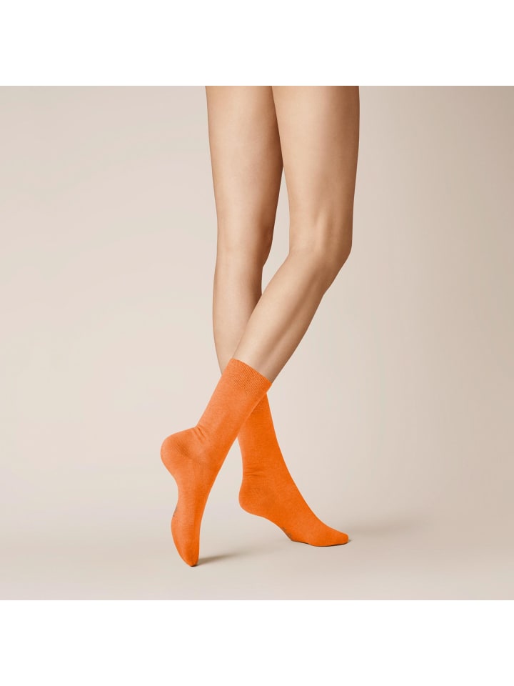 

Носки Liz с манжетами, не сдавливающими пальцы, ярко-красного цвета Kunert